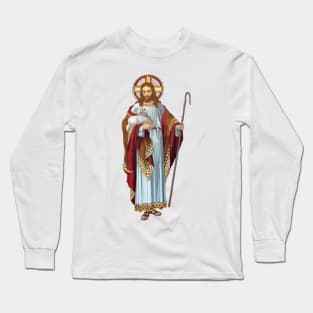 Jesus Christ the Good Shepherd Long Sleeve T-Shirt